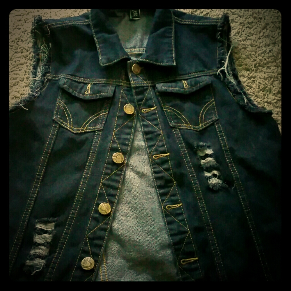 Denim vest